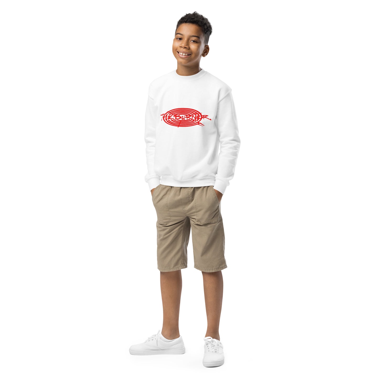 The Burner Youth crewneck sweatshirt